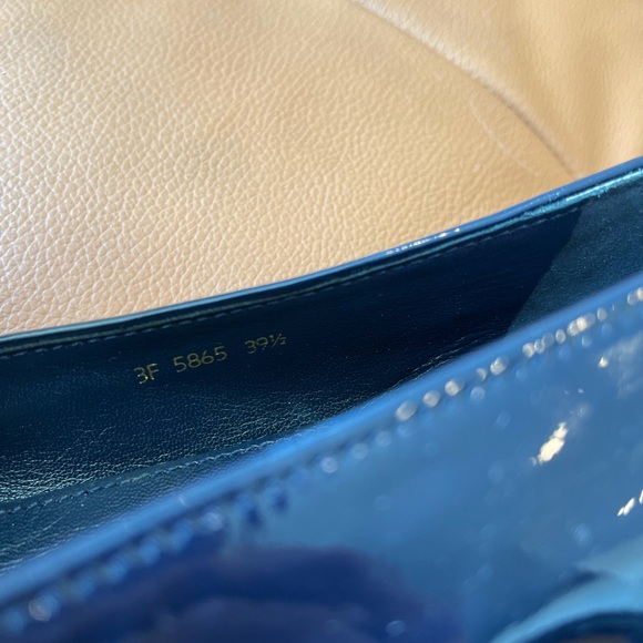 Beautiful Navy Prada Ballerina Flats - Picture 11 of 12